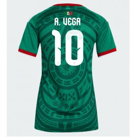 Mexico Alexis Vega #10 Hjemme skjorte til dame VM 2026 Kortermet